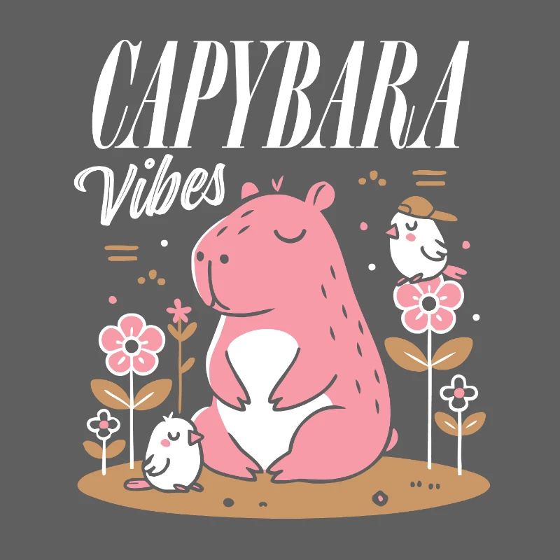 Entspannte Capybara-Vibes