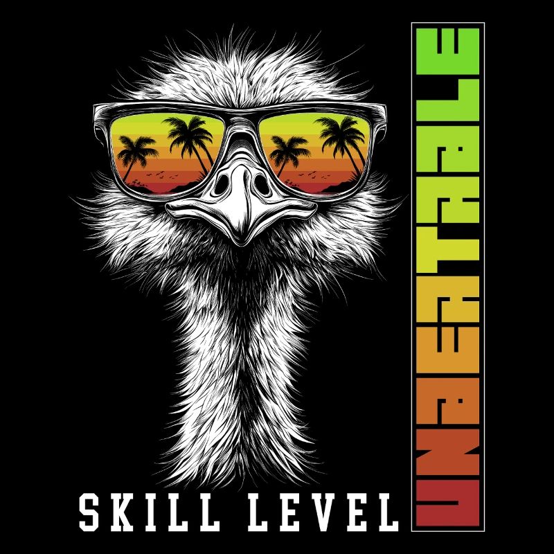 Strauß Sonnenbrille Vogel Unbeatable Geschenk
