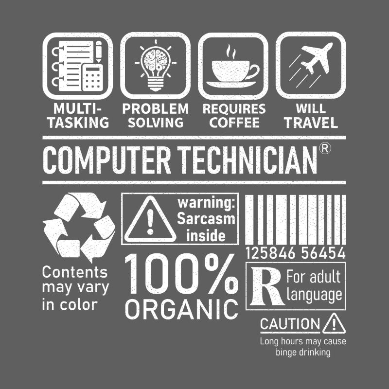 Technicien en informatique multitâche résolution de problèmes