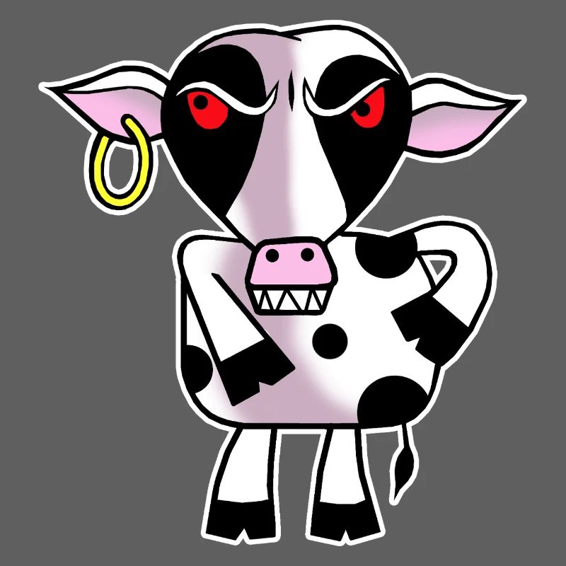 Vache en colère