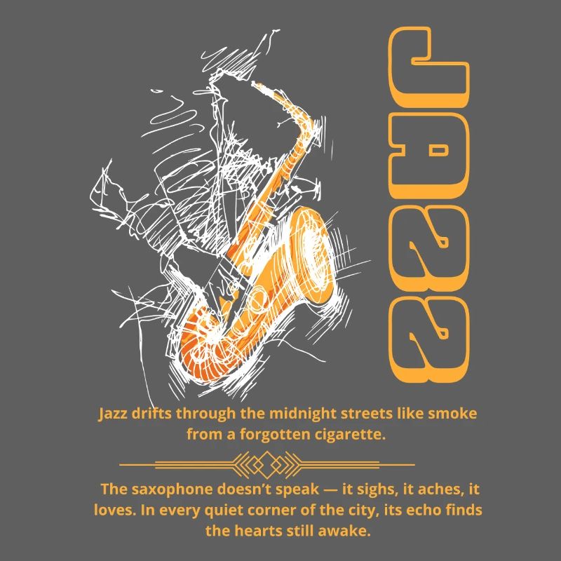 Jazz schwebt wie ein Drache durch die mitternächtlichen Straßen