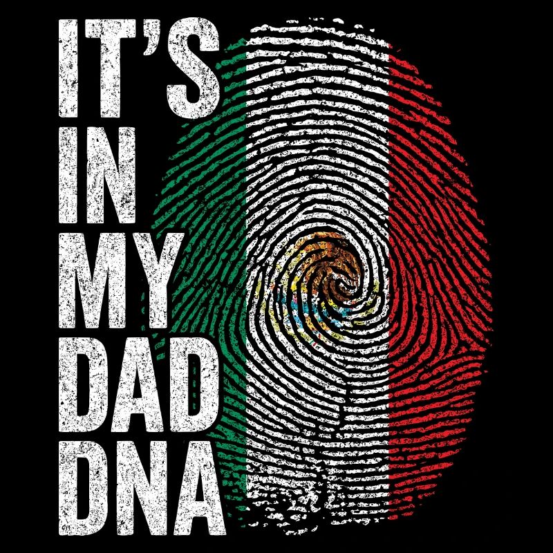 Drapeau Mexique Empreinte Papa Mexicain