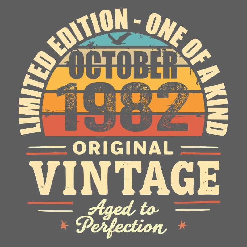 Rétro Octobre 1982 - birthday october 1982