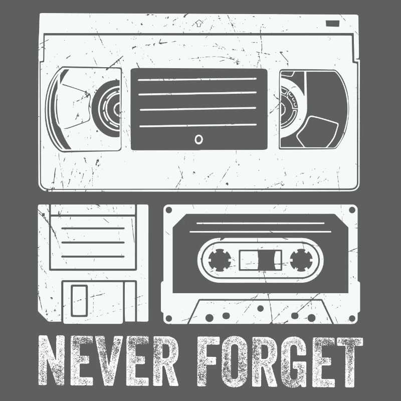 Vintage Cassette Tape Never Forget