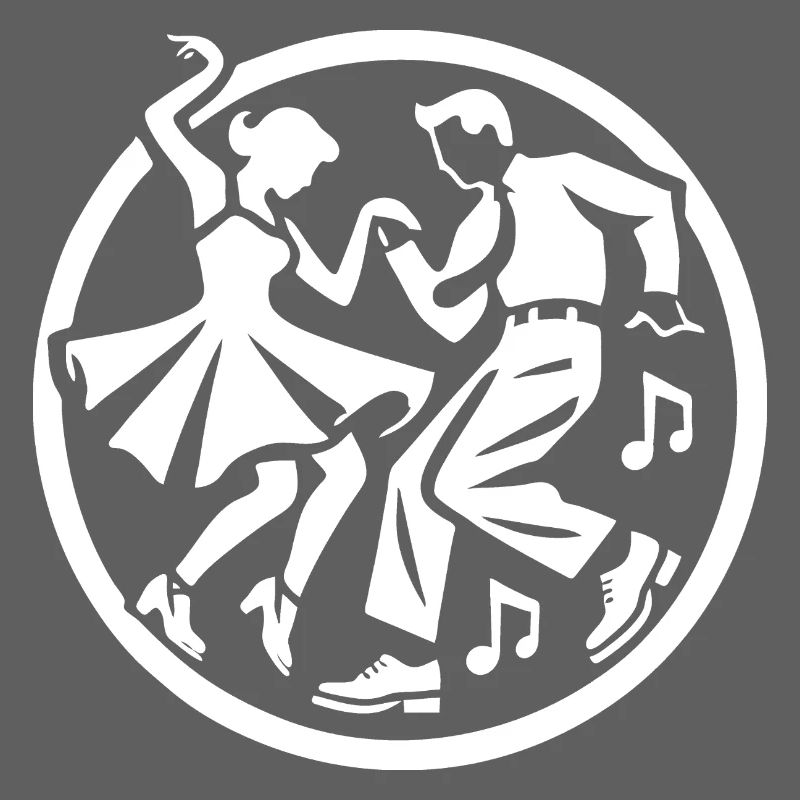 Conception de silhouette rock 'n' roll