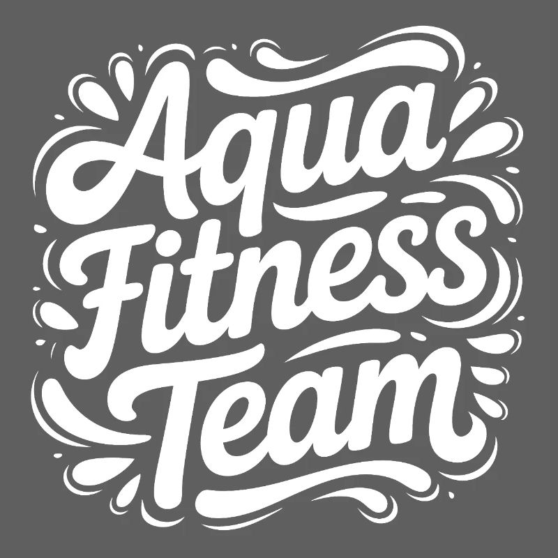 Lettrage d’équipe d’aquaforme