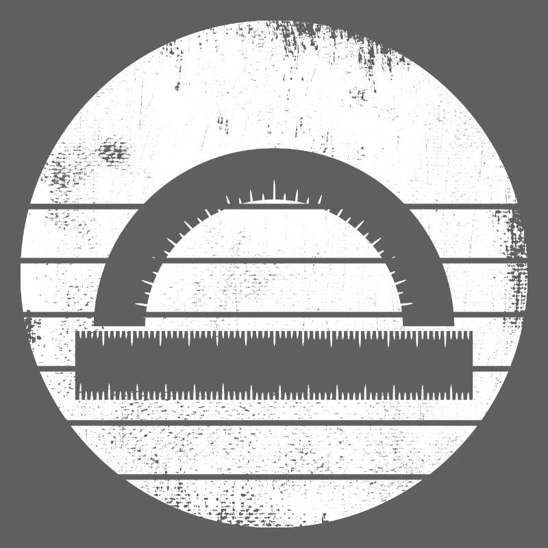 Semi-circular protractor