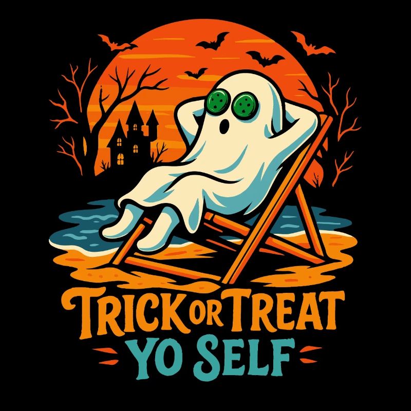 Süßes Oder Saures Dich Selbst Lustiger Halloween-Spruch