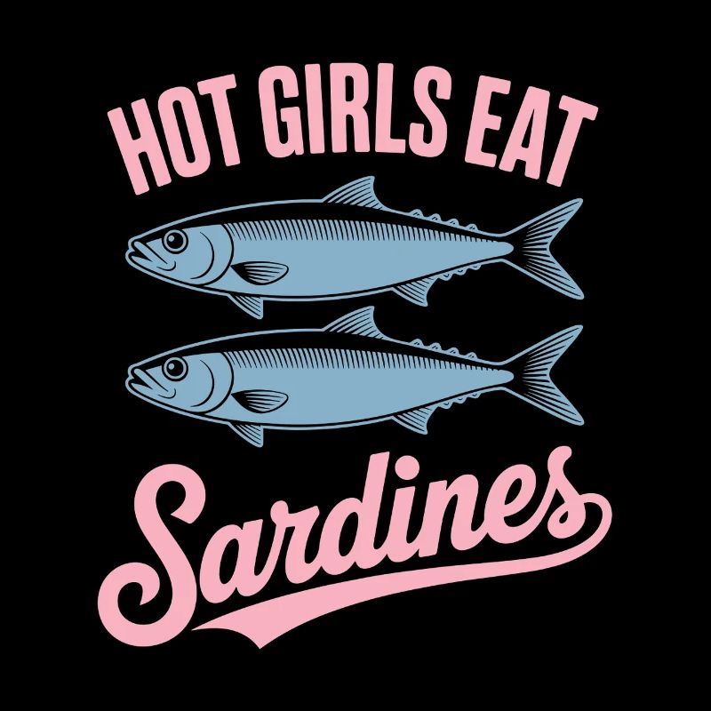 Sardinen Pop Art Text