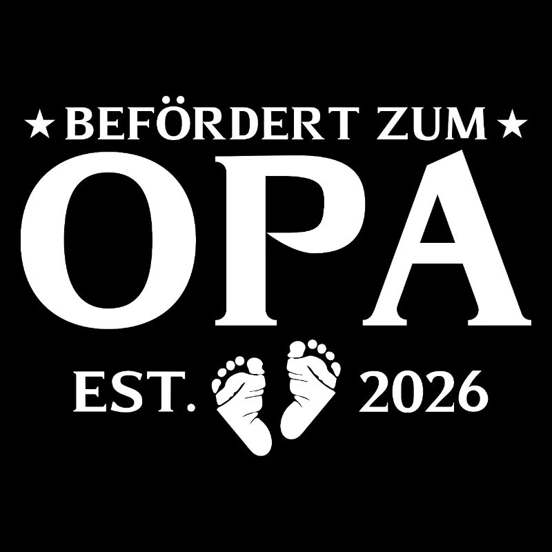 Befördert zum Opa est. 2026