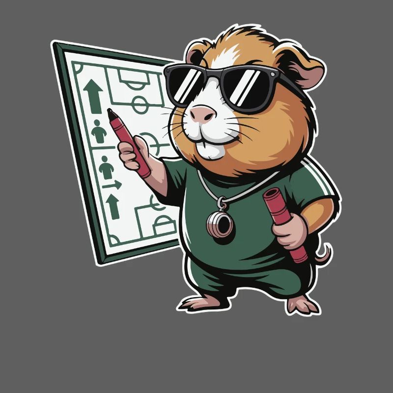 Hamster Coach mit Spielplan