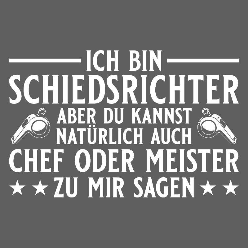 Schiedsrichter Chef oder Meister