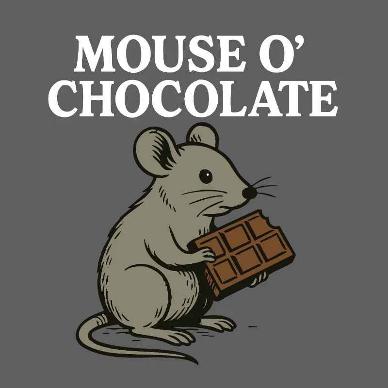 Mouse o'Chocolate Funny Pun Mouse