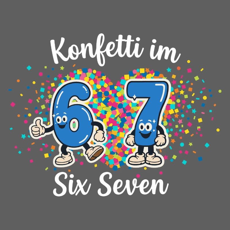 67 Six Seven Memes Confettis Carnaval Cologne