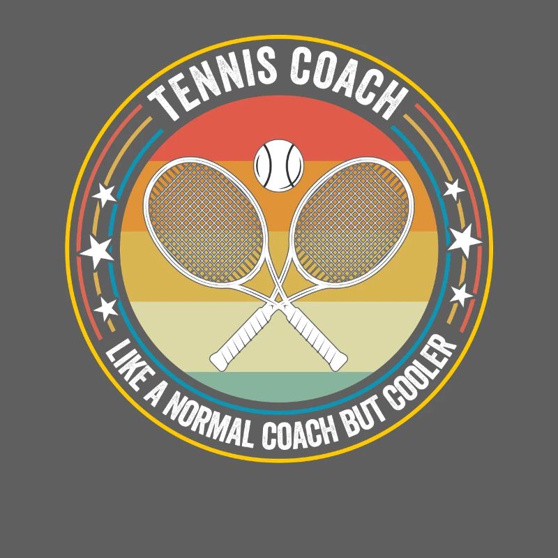 Coach de tennis comme un coach normal mais plus cool