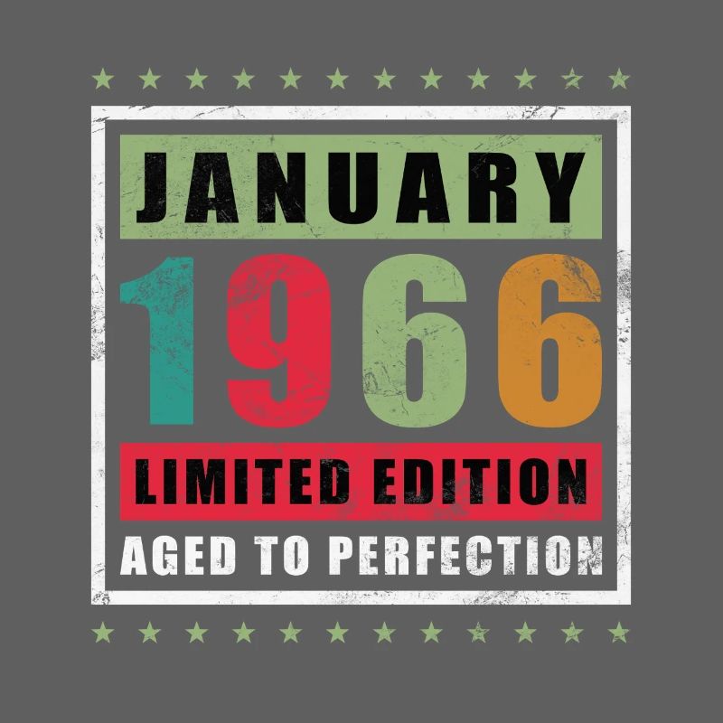 Édition limitée vintage de janvier 1966