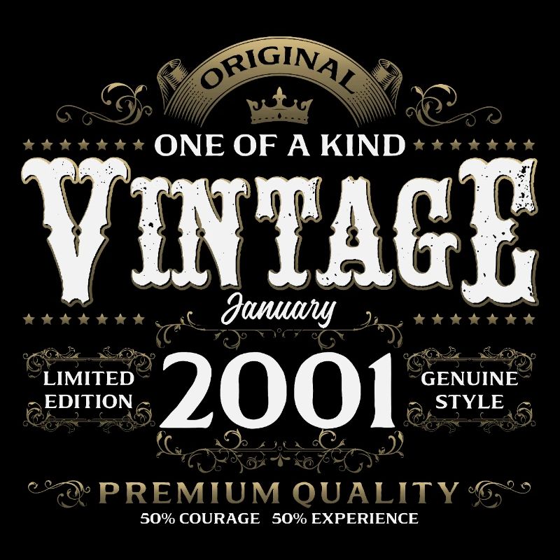 25e anniversaire Millésime janvier 2001