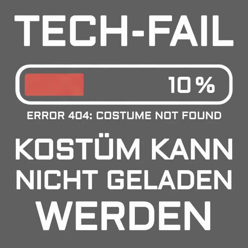 Error 404 Costume Not Found Nerd Gamer Party