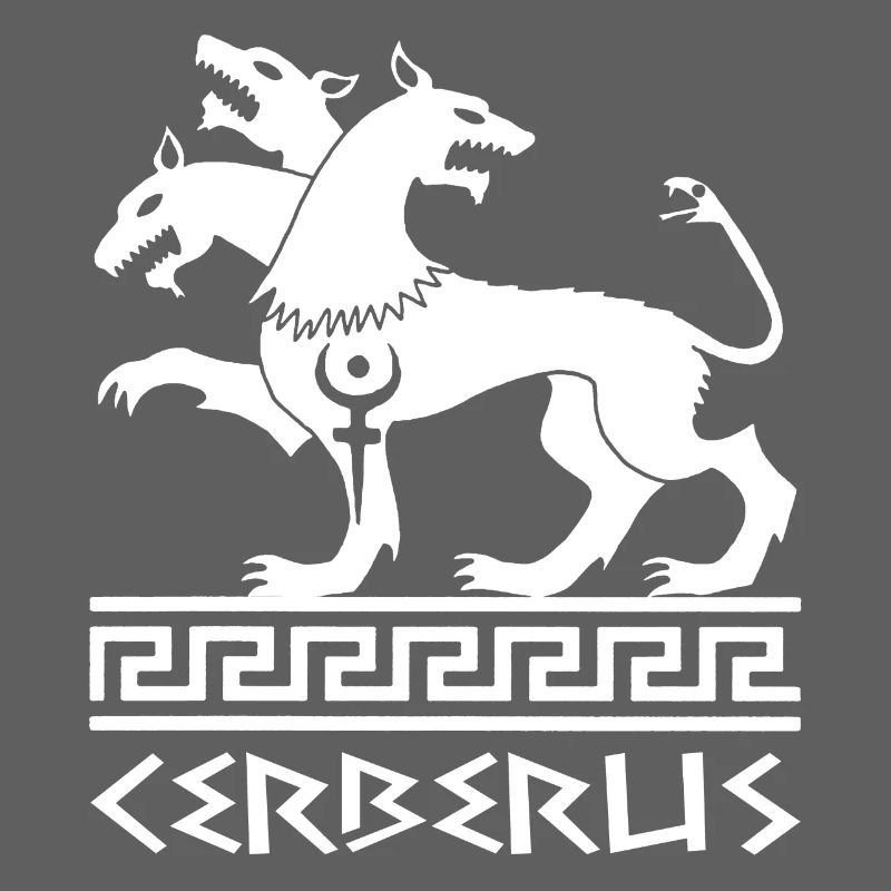 White Cerberus Dog