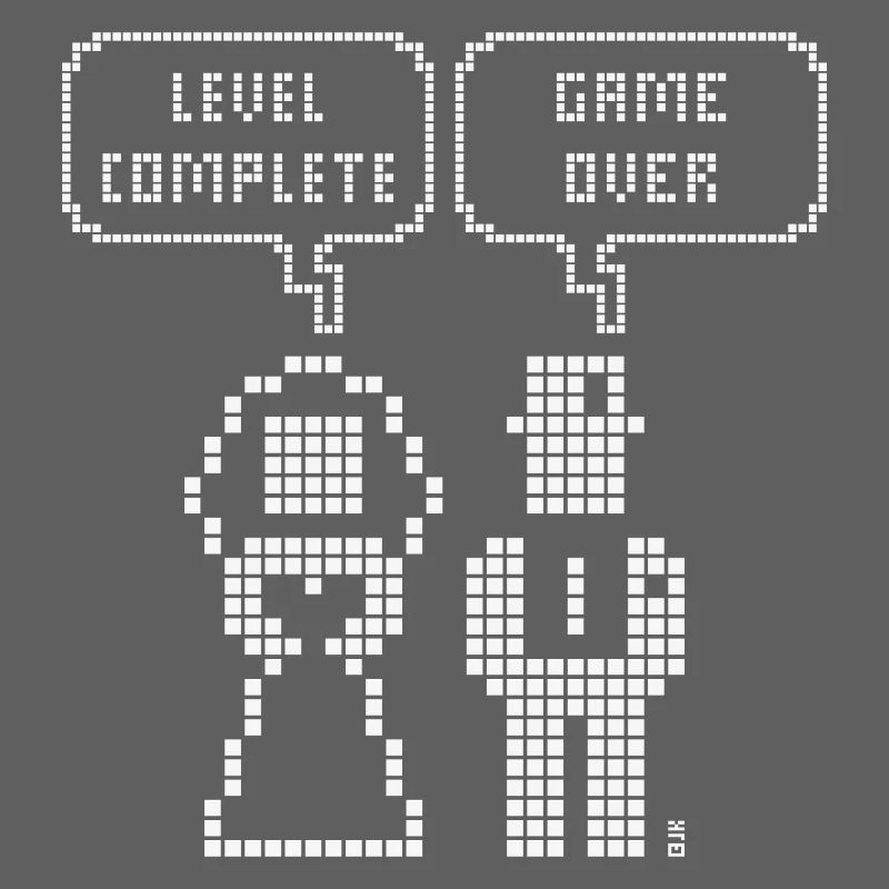 Level Complete – Game Over (Wedding Bachelor Party Pixel W)