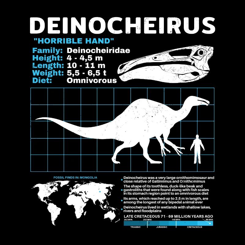 Fiche d’information de Deinocheirus