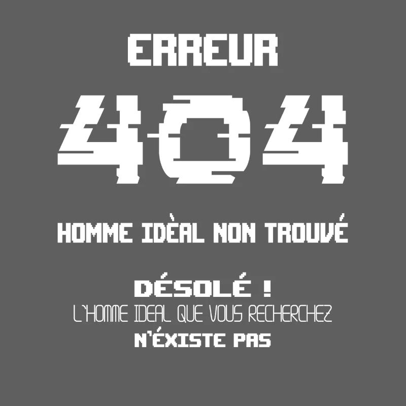 Error 404 Ideal Man Not Found