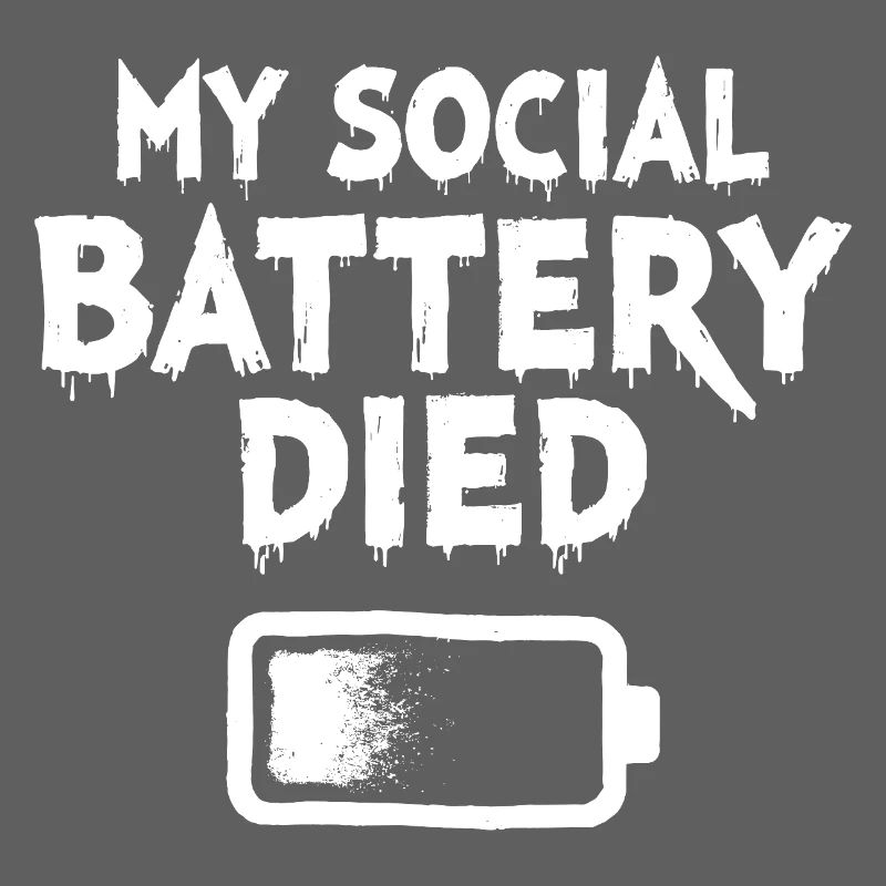 Déclaration d’introverti sur ma batterie sociale est morte