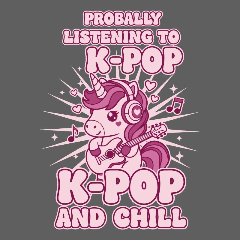 Probablement en train d’écouter du K-Pop et du Chill Unicorn