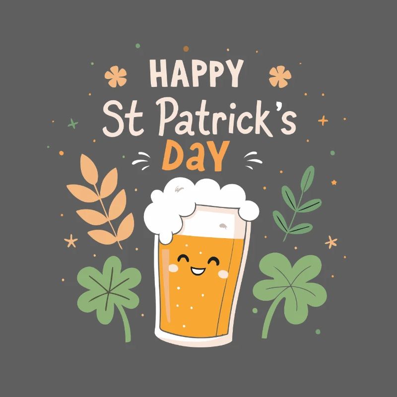 Bière joyeuse Saint Patrick