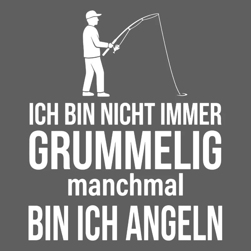 Not always grumpy, sometimes fishing