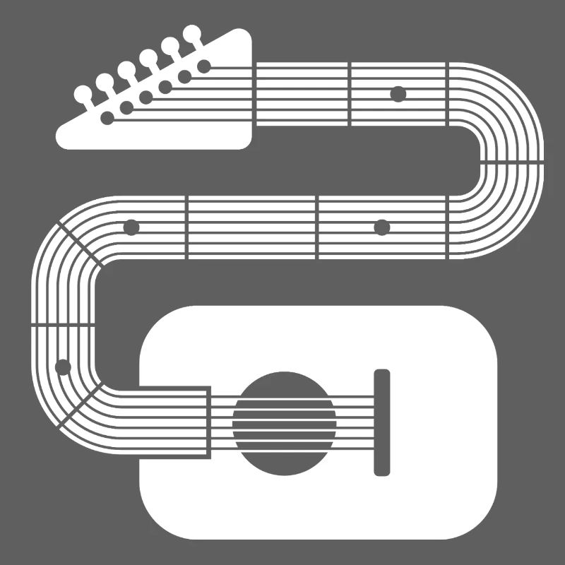 Abstract Shape Guitar