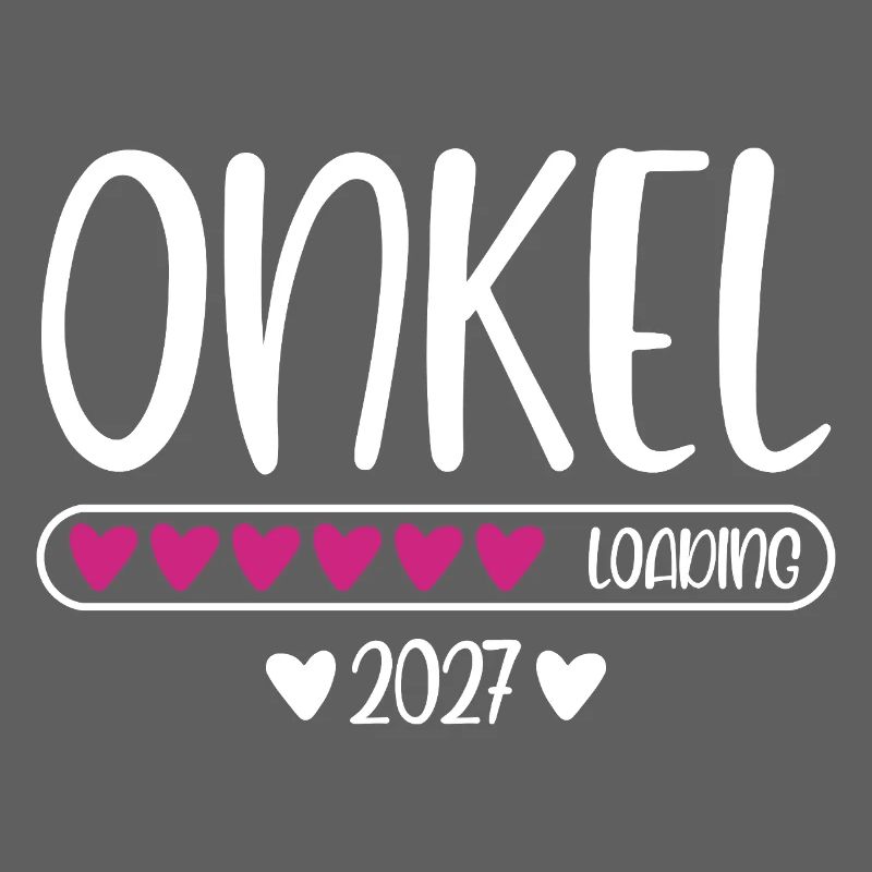 Onkel 2027 loading mit Herzchen Ladebalken
