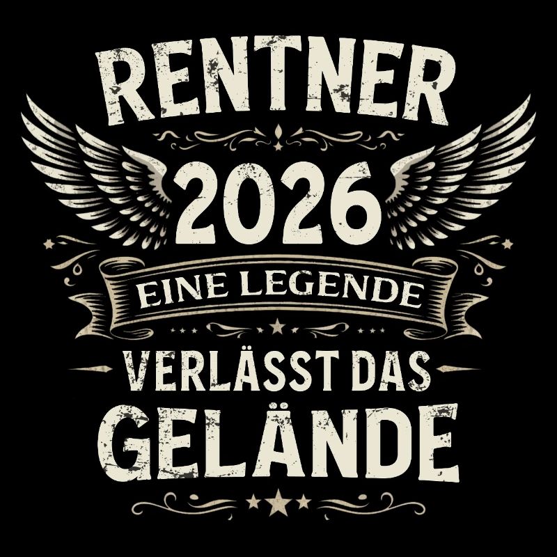 Rentner 2026 Rente Geschenk Mann Ruhestand Lustig