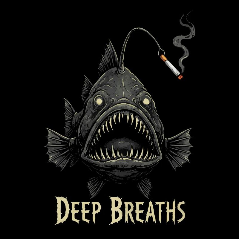 Deep Breath Cigarette Frogfish