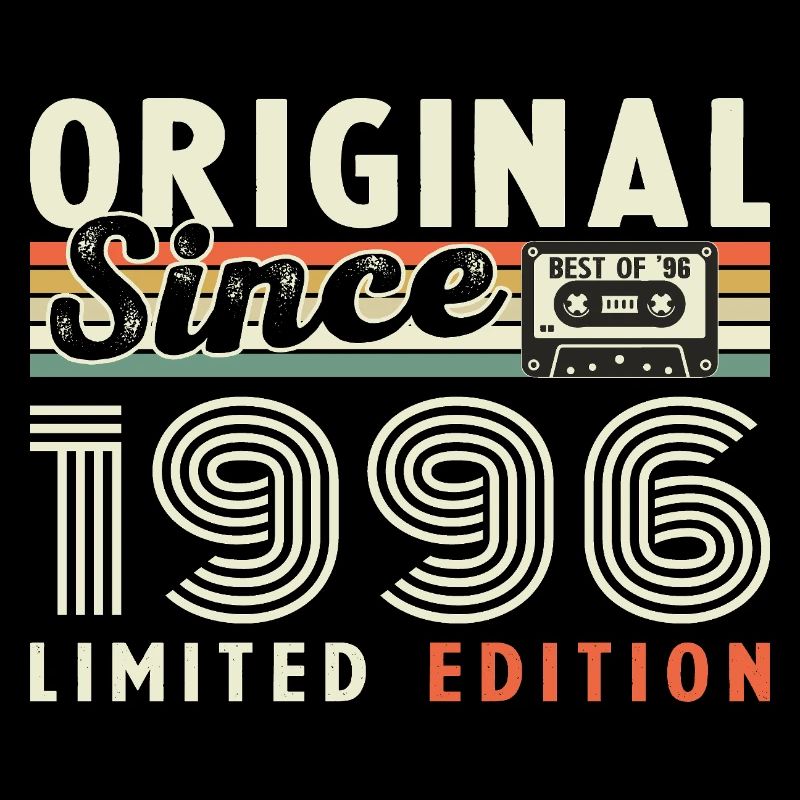 1996 Vintage Retro Geburtstagsgeschenk