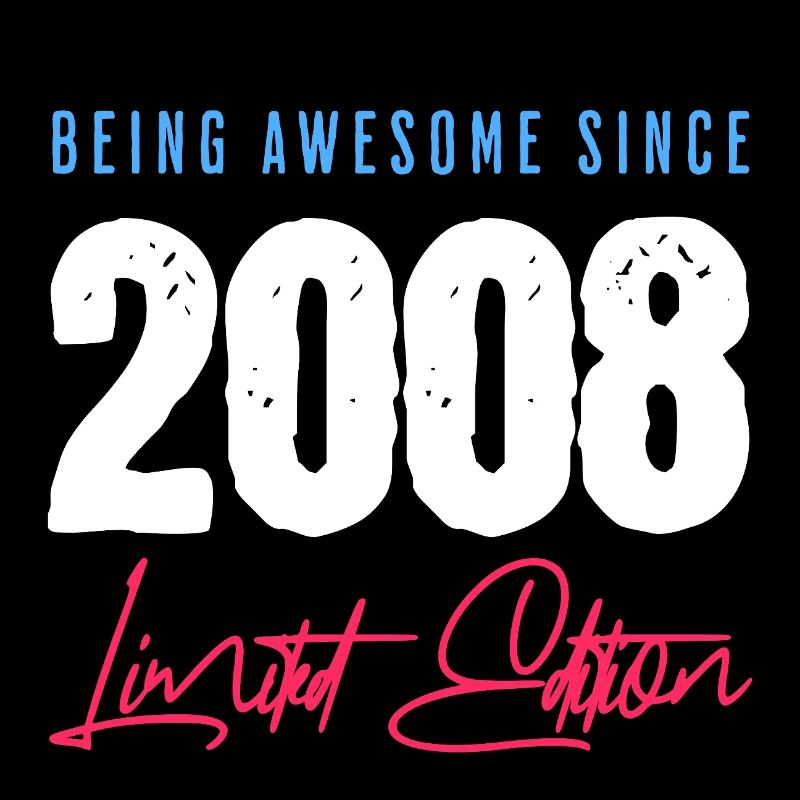 Being Awesome Since 2008 18 Geburtstag