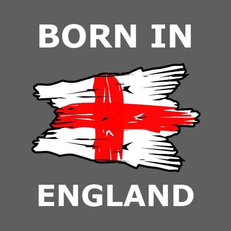 Né en Angleterre Art du drapeau