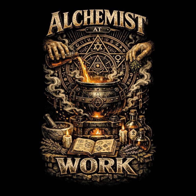 Herbalist Apothecary Alchemist At Work