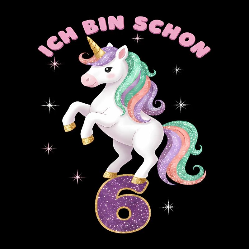 1. Geburtstag Einhorn Mädchen Ich bin schon 1