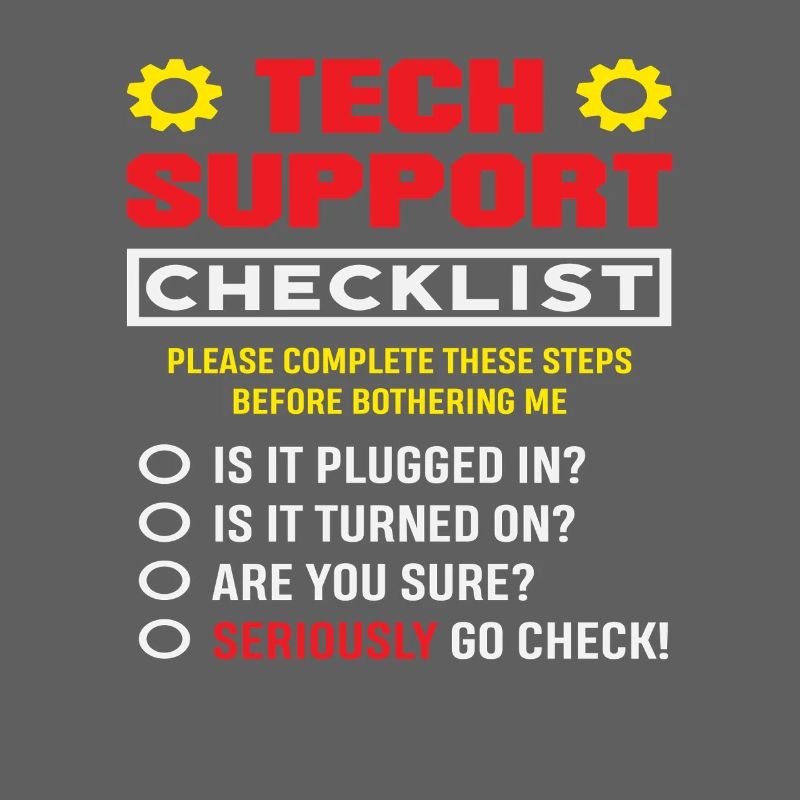 Liste de contrôle du support technique Plugin Admin IT