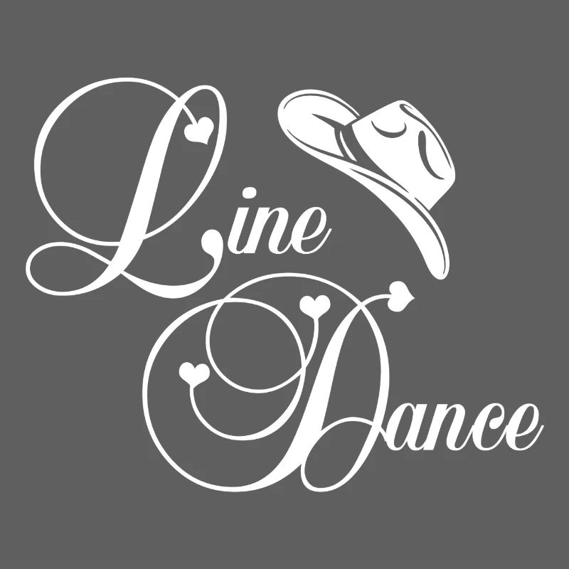 Line Dance Script Logo