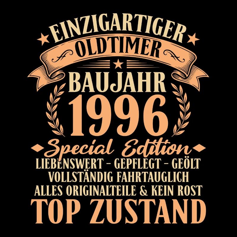 1996 Baujahr Oldtimer 30. Geburtstag Geschenkidee
