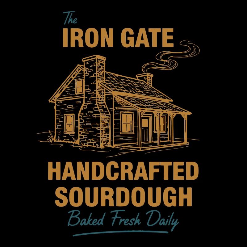 sourdough Bread Baking Iron Gate Handcrafted