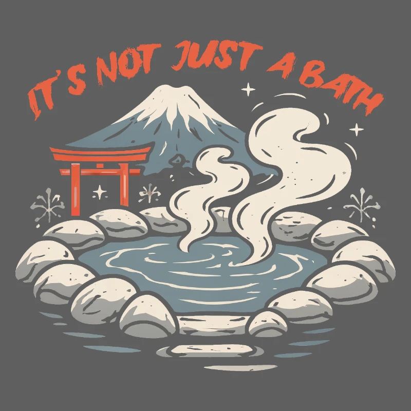 Bain de la source chaude d’Onsen