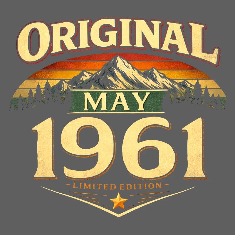 65. Geburtstag Geschenk Original Mai 1961