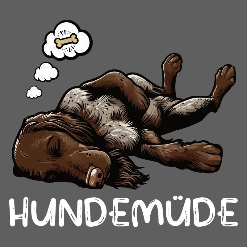 Hundemüde Deutsch Drahthaar drahthaar hunde