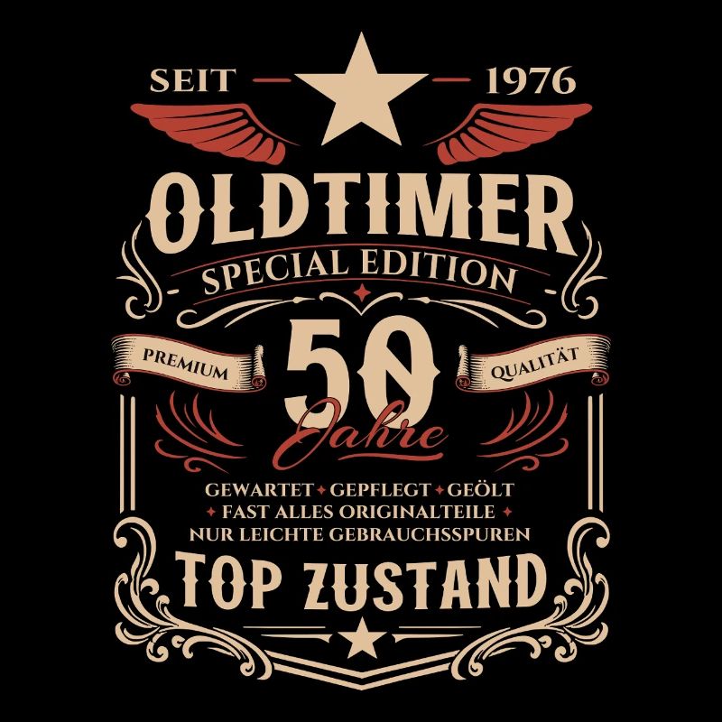 50. Geburtstag Geschenk Mann Oldtimer Vintage 1976