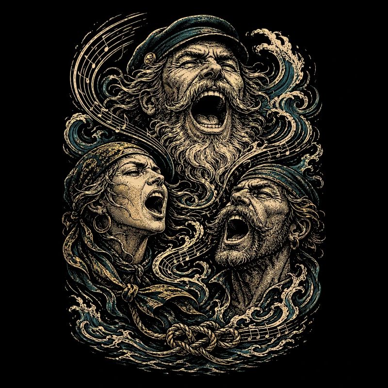 Chansons marines de chœur de bidonvilles