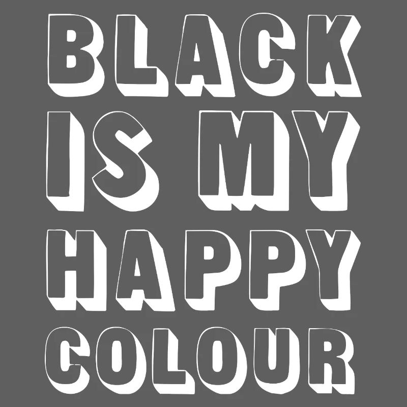 Le noir est ma couleur joyeuse