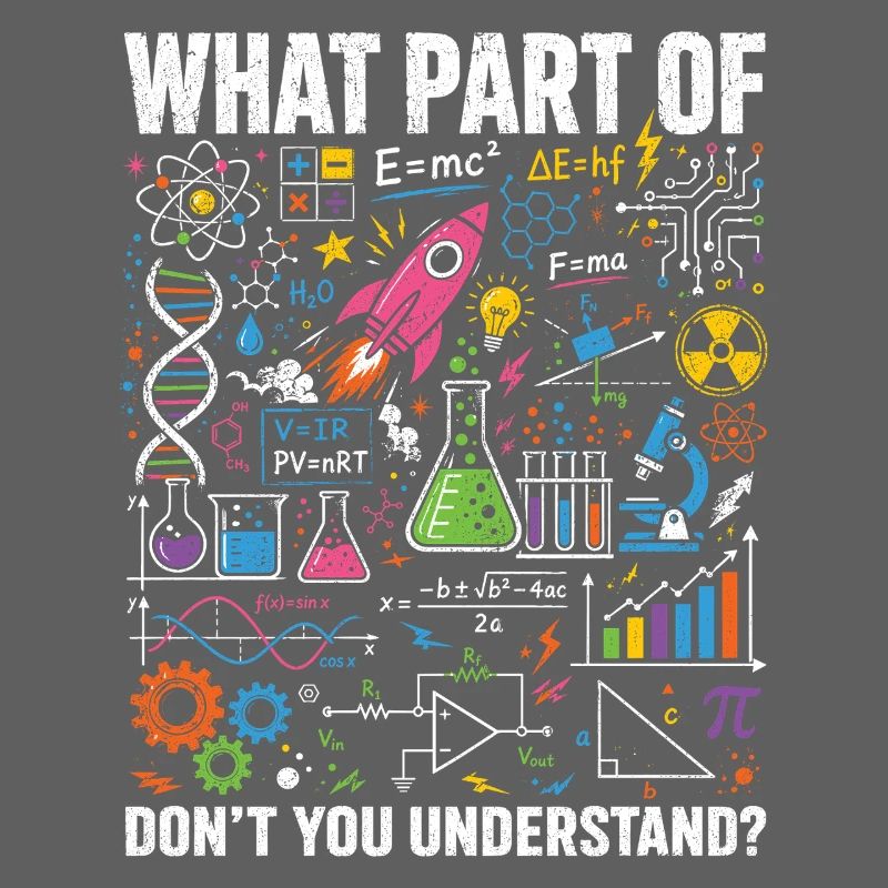 Physics Math Science Saying Shirt